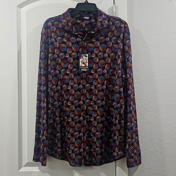 NWT Murano Archive Collection Liquid Luxury Slim Fit Button Down, L - Picture 9 of 10